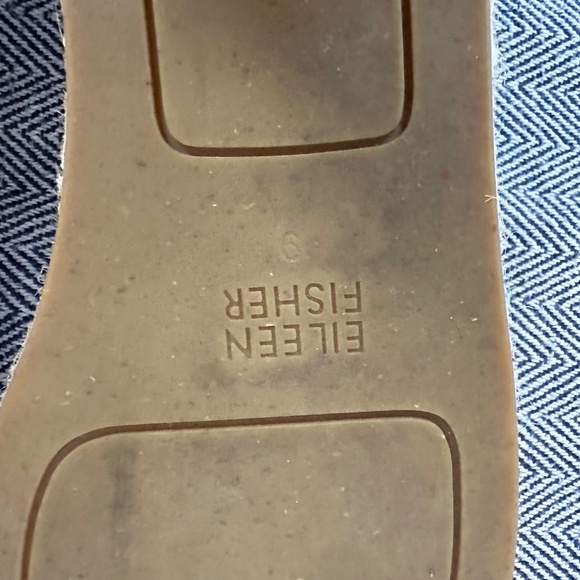 Eileen Fisher -  Lee Jean Espadrille Flat - Picture 9 of 9